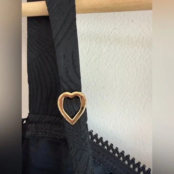 Betsey Johnson Babydoll Dress - Jet Black swim coverup s - Picture 6 of 9